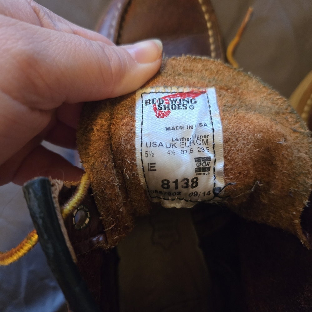 Red Wing Brown Leather Boots